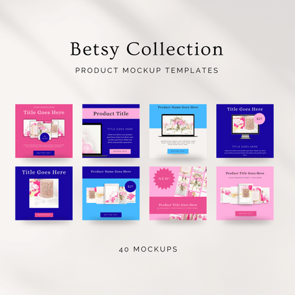 Betsy Collection Canva Product Mockups